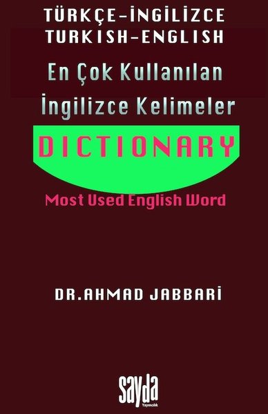En Çok Kullanılan İngilizce Kelimeler - Dictionary - Most Used English Word Türkçe - İngilizce Turki