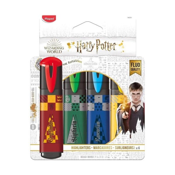 Harry Potter Fosforlu Kalemler 4lü 740701