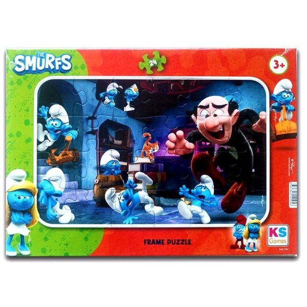 KS Games Smurf Frame Puzzle 24 Parça