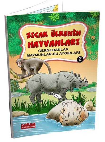 Sıcak Ülkenin Hayvanları 2 - Gergedanlar - Maymunlar - Su Aygırları