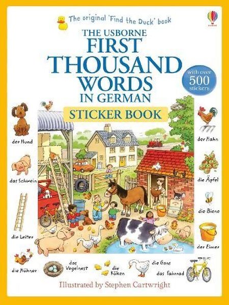 First Thousand Words in German Sticker Book (First Thousand Words Sticker Book)