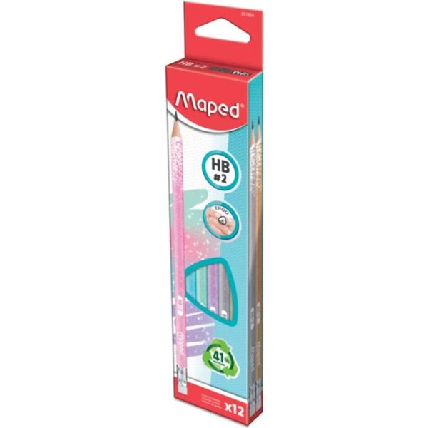 Maped Black Pep'S Deco Glıtter Silgili Hb 12'Li