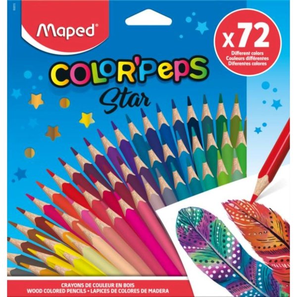 Maped Color'Peps Kuru Boya 72'Li Kutu