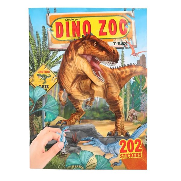 Dino World Dinozor Çıkartma Defteri