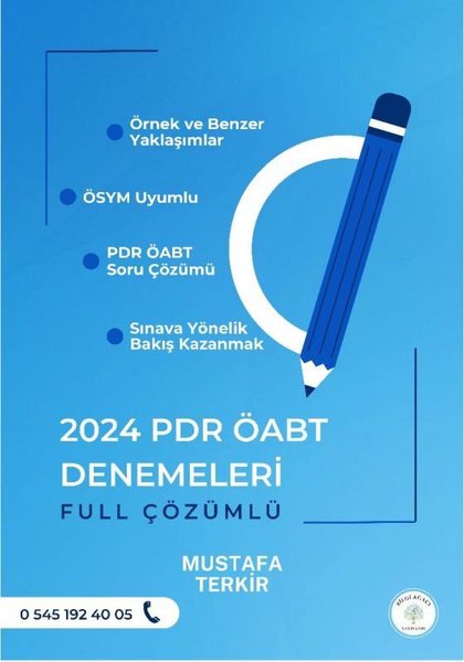 2024 PDR ÖABT Denemeleri Full Çözümlü