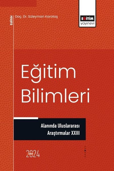 Eğitim Bilimleri Alanında Uluslararası Araştırmalar 23