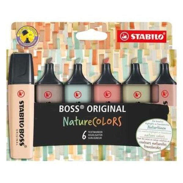 Stabilo Boss NatureColors 6er Etui