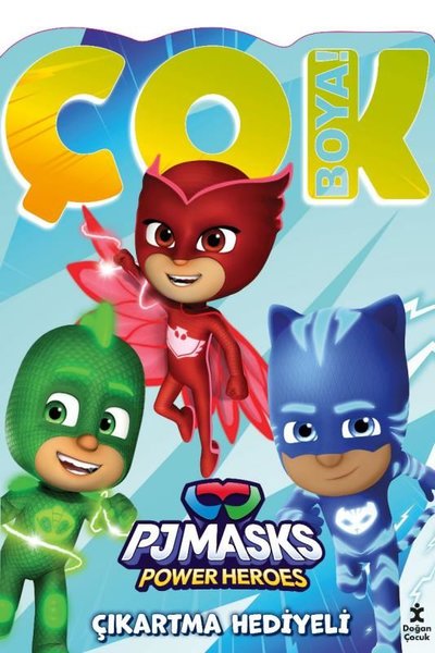 PJMasks Power Heroes - Çok Boya! Çıkartma Hediyeli