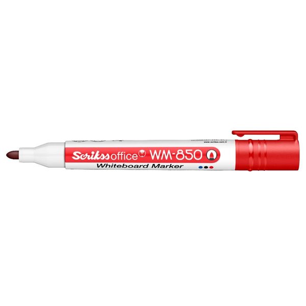 Scrikss Office Wm-850 Whiteboard Markör Kırmızı