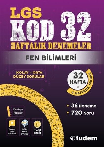 LGS Fen Bilimleri Kod 32 - Haftalık Denemeler