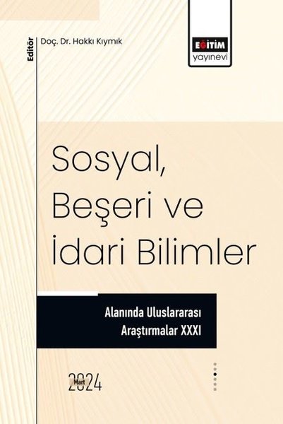 SosyalBeşeri ve İdari Bilimler Alanında Uluslararası Araştırmalar 21