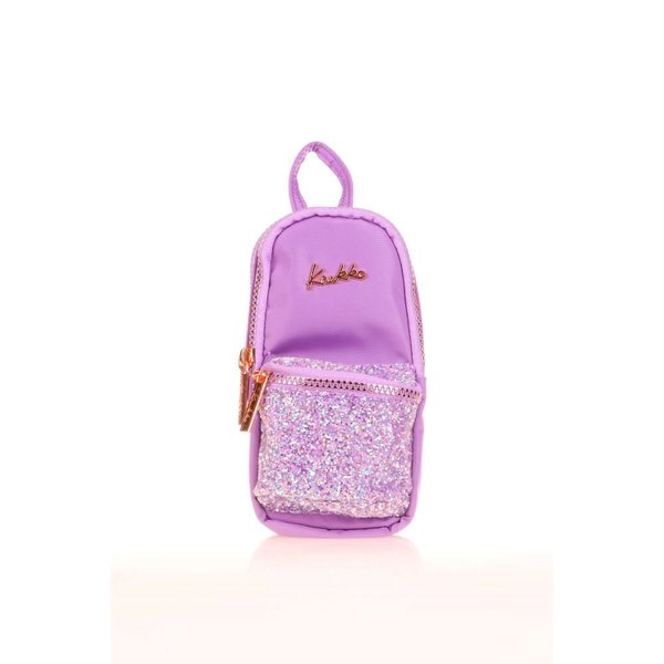 Kaukko Junior Bag Bright Kalem Çantası (Taşlı-Lila)