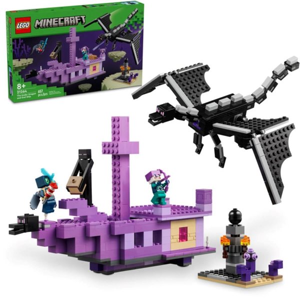 Lego Minecraft Ender Ejderhası ve Son Gemisi 21264