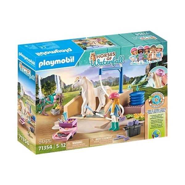 Playmobil Isabella ve Lioness ile Yıkama İstasyonu