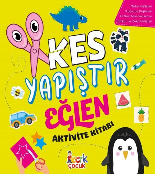 Kes Yapıştır Eğlen Aktivite Kitabı