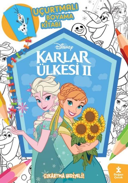 Karlar Ülkesi 2 - Uçurtmalı Boyama Kitabı - Çıkartma Hediyeli!