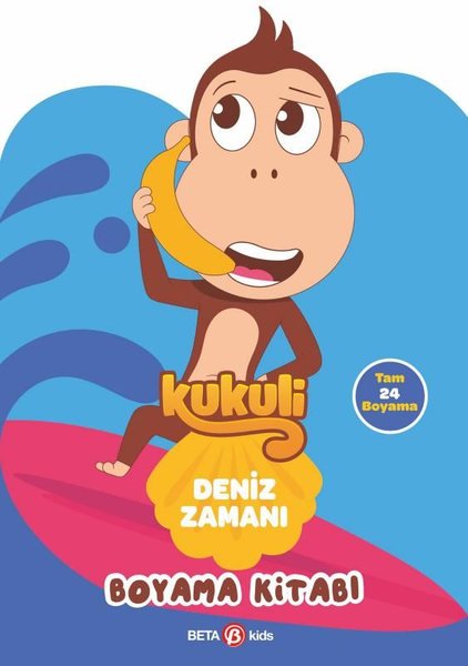 Kukuli - Deniz Zamanı - Boyama Kitabı