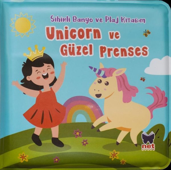 Unicorn ve Güzel Prenses - Sihirli Banyo ve Plaj Kitabım