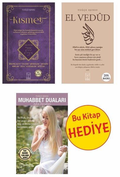 Kısmet - El Vedud Seti - 2 Kitap Takım - Hediye: Muhabbet Duaları