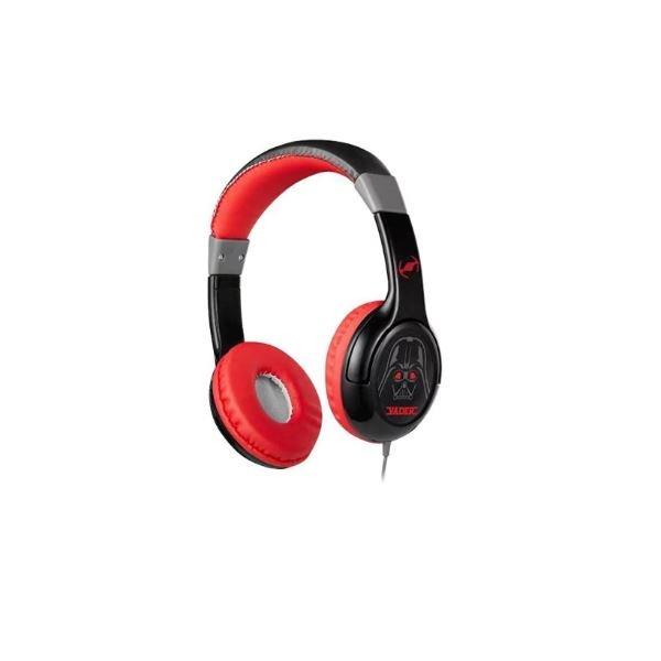 Volkano Star Wars Darth Vader Kablololu Çocuk Kulaklığı Kırmızı Siyah