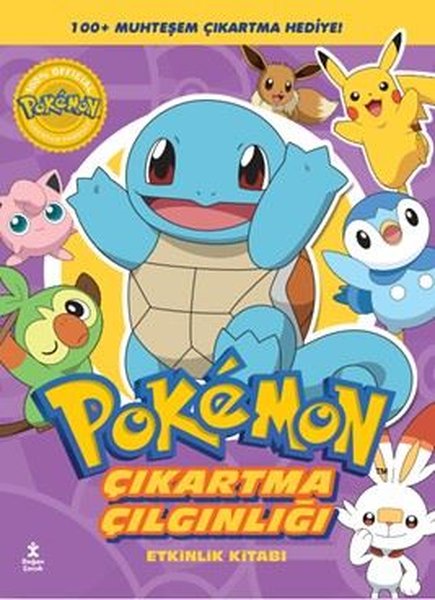 Pokemon Squirtle - Çıkartma Çılgınlığı Etkinlik Kitabı