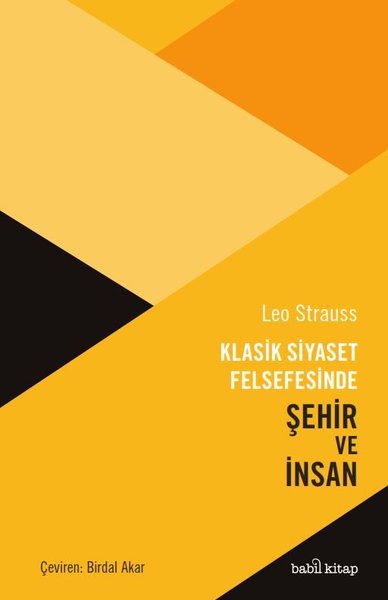 Klasik Siyaset Felsefesinde Şehir ve İnsan