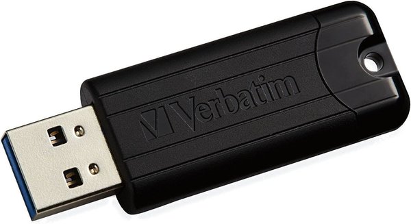 Verbatim USB 3.2 Gen 1 Store'N'Go PinStripe 49320 P-Blist  256GB Siyah USB Bellek