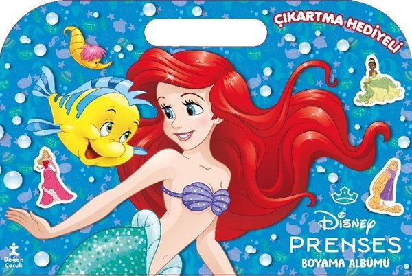 Disney Prenses Çıkartma Hediyeli Boyama Albümü