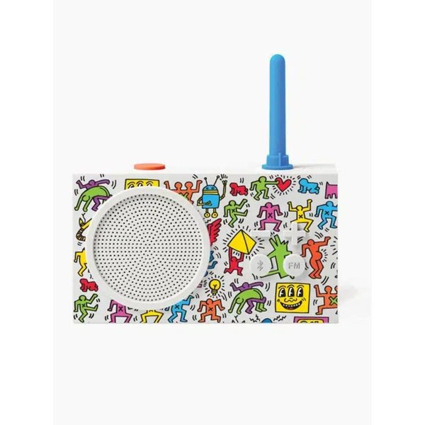 Lexon Tykho 3 Bluetooth Hoparlör ve Radyo  X Keith Haring  - Happy