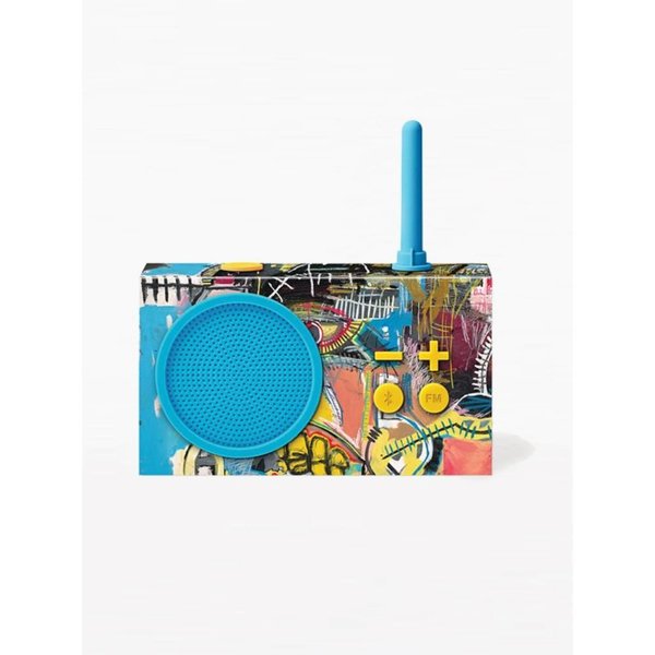 Lexon Tykho 3 Bluetooth Hoparlör ve Radyo X Jean-Michel Basquiat Skull