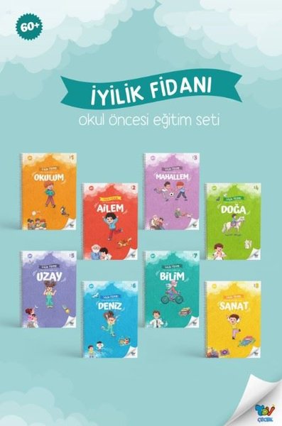 İyilik Fidanı Okul Öncesi Eğitim Seti - 8 Kitap...