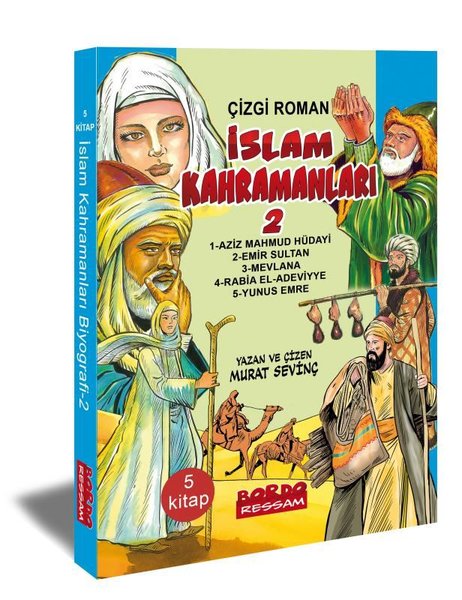 İslam Kahramanları 2 Çizgi Roman Seti - 5 Kitap Takım