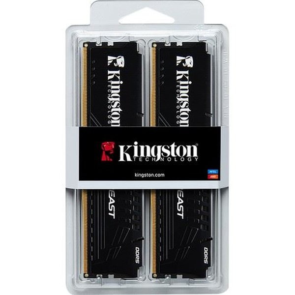 KINGSTON32GB 6000MT/s DDR5 CL36 DIMM (Kit of 2) Beast Black EXPO Turkey KF560C36BBEK2-32TR - RAM