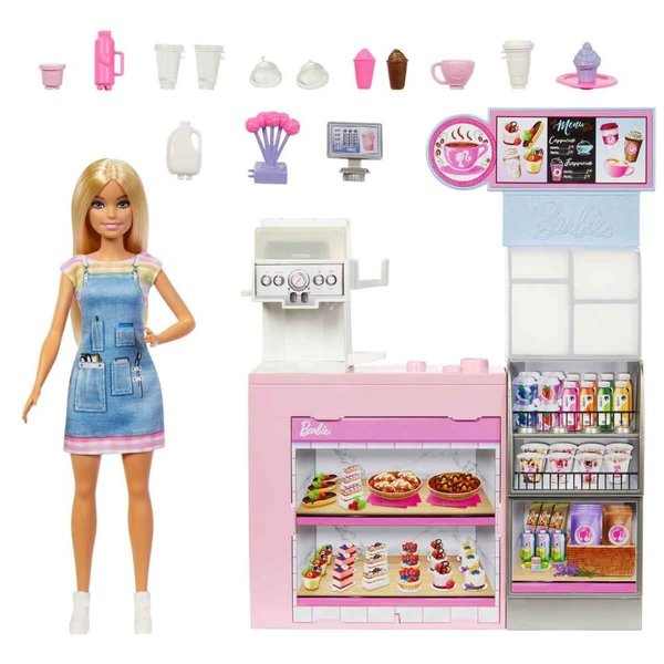 Barbie nin Kahve Dükkanı Oyun Seti HXN94