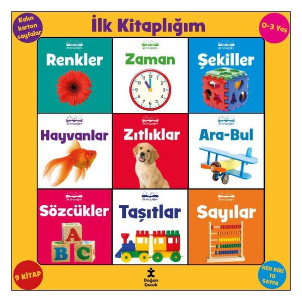 İlk Kitaplığım Seti - 9 Kitap Takım