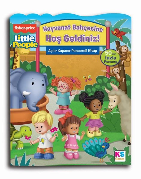 Fisher Prace Little People - Hayvanat Bahçesine Hoşgeldiniz! Açılır Kapanır Pencereli Kitap