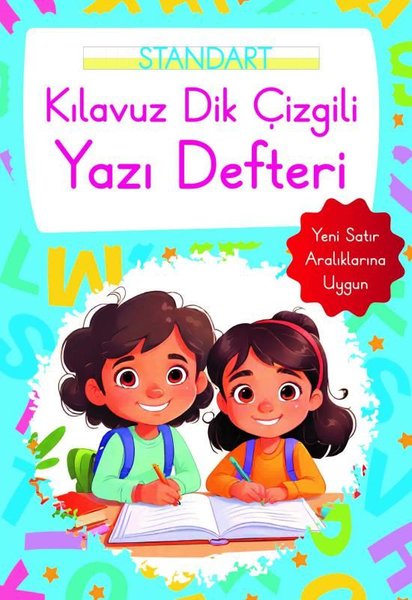 Kılavuz Dik Çizgili Yazı Defteri Küçük Boy - Mavi