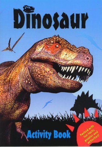 Dinosaur Activity Book - Blue