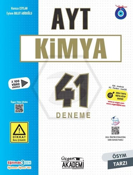 AYT Kimya 41'li Deneme Sınavı