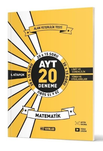 AYT Matematik 20'li Deneme 5. Kitap