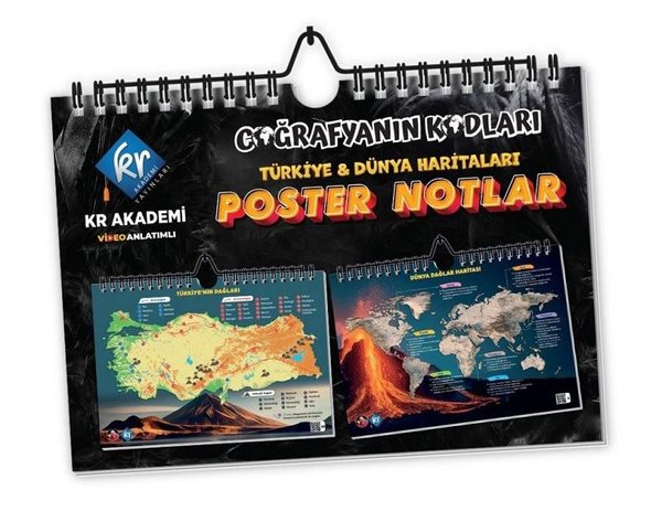 Coğrafyanın Kodları Türkiye ve Dünya Duvar Hari...