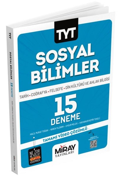 TYT Sosyal Bilimler 15 Deneme