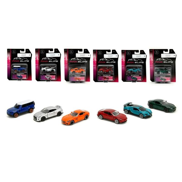 Jada Toys Pembe Slips 1:64 Pres Döküm Araba Model Araçlar
