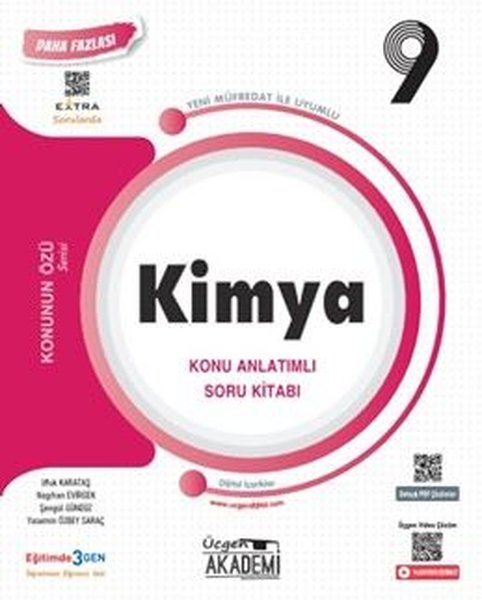 9. Sınıf Konunun Özü - Kimya Konu Anlatımlı Soru Kitabı