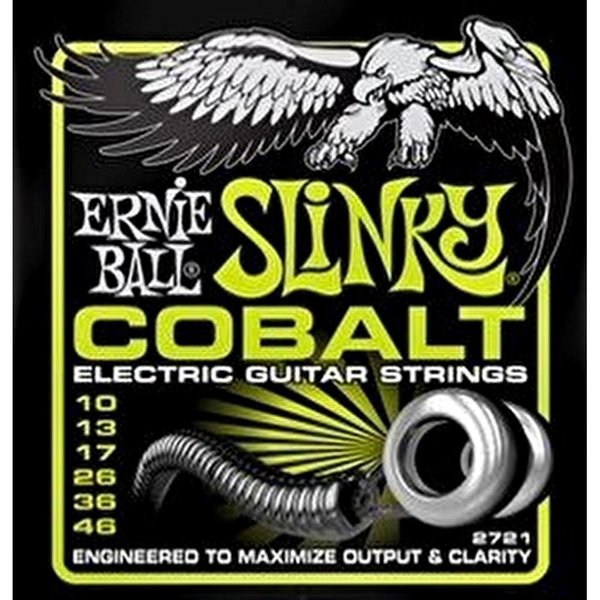 Ernie Ball P02721 10-46 Cobalt Elektro Gitar Teli