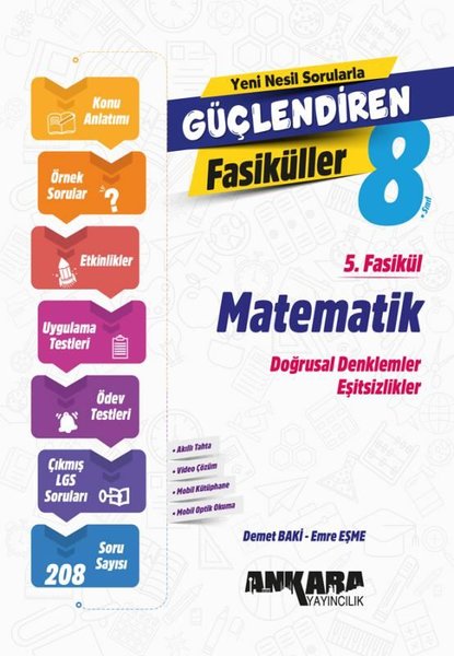 8. Sınıf Matematik Güçlendiren 5. Fasikül