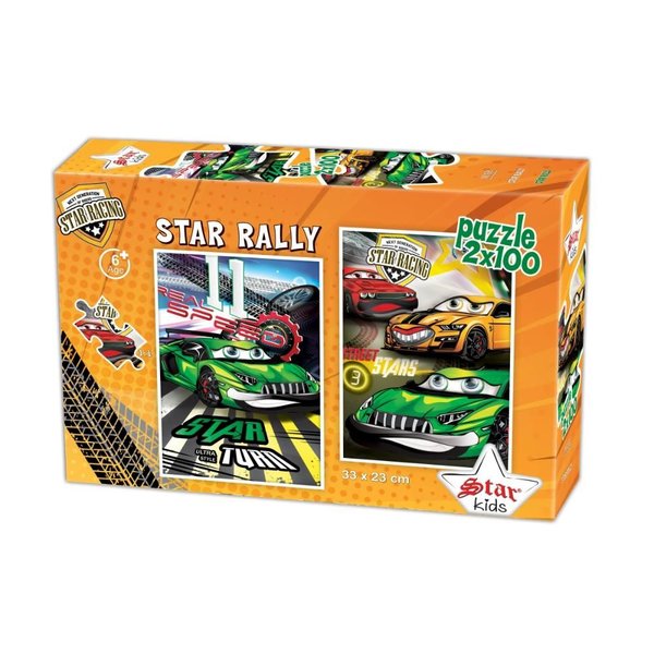 Star Star Ralli 2X100 Parça Puzzle