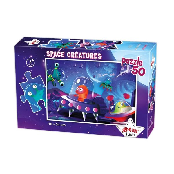 Star Uzay Canlıları 50 Parça Puzzle