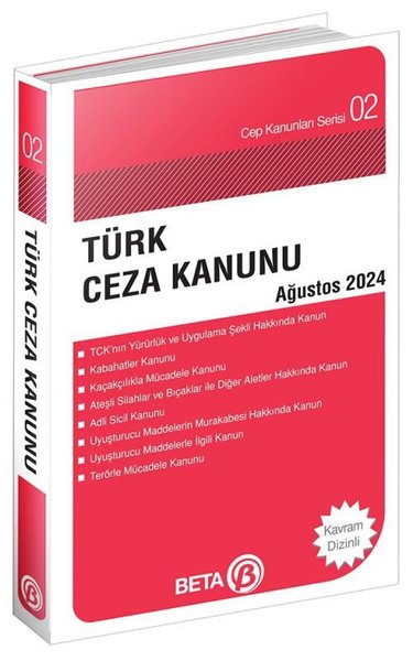 Türk Ceza Kanunu Ağustos 2024 - Cep Kanunları Serisi