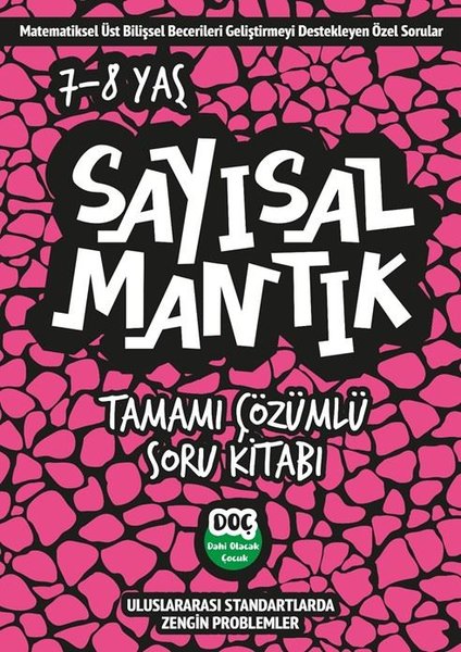 Sayısal Mantık Tamamı Çözümlü 7 - 8 Yaş - Tamamı Çözümlü Soru Kitabı